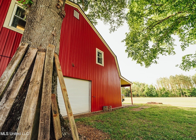 103 Hidden Lake Rd, Flora, MS 39071 - view of barn featuring a yard