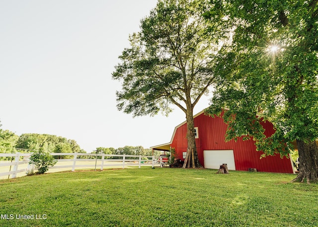 103 Hidden Lake Rd, Flora, MS 39071 - view of yard with a pole building, an outdoor structure, and a detached garage