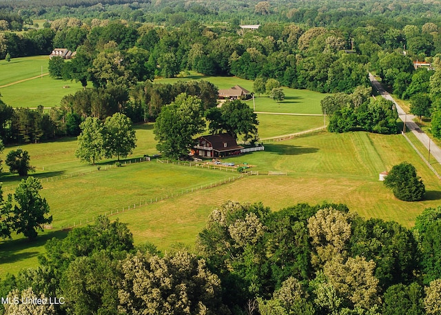 103 Hidden Lake Rd, Flora, MS 39071 - overview of rural landscape with agricultural land