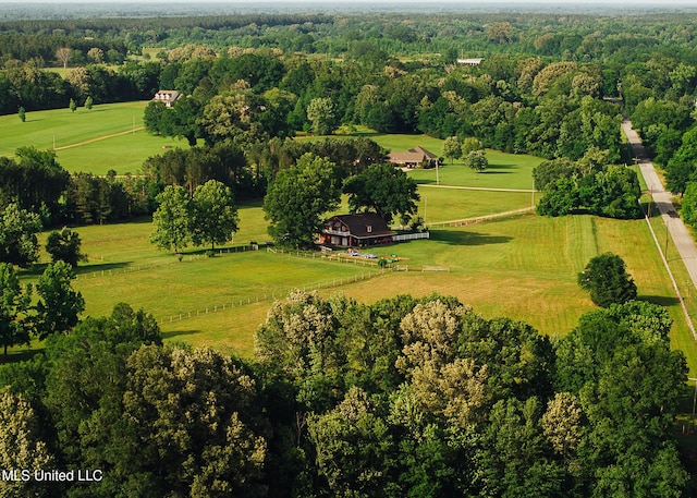 103 Hidden Lake Rd, Flora, MS 39071 - overview of rural landscape featuring a pastoral area