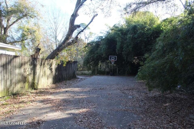 view of road