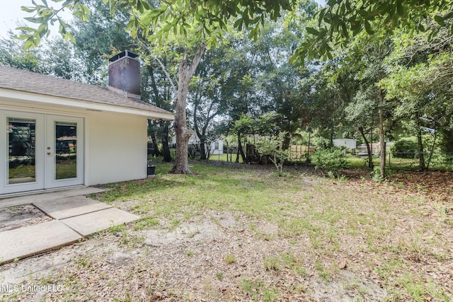 2610 Demaret Dr, Gulfport, MS 39507 - view of yard featuring french doors