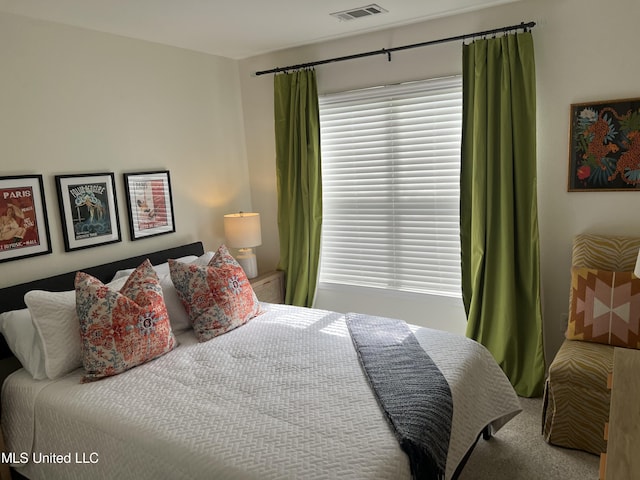 bedroom featuring carpet flooring