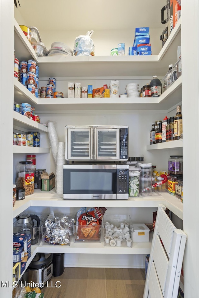 view of pantry