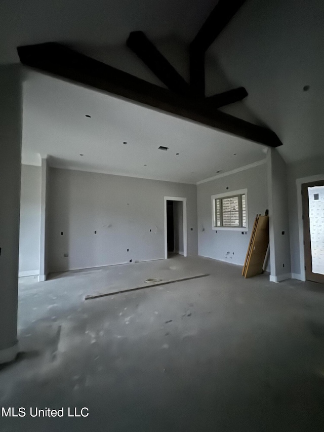 view of unfurnished living room