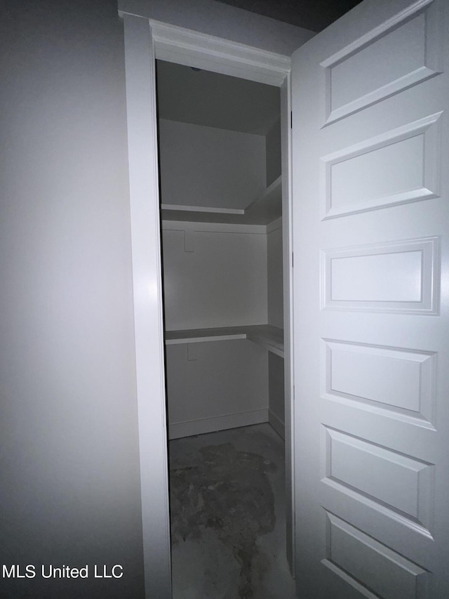 view of closet