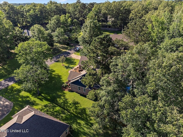 2003 Canterbury Pl W, Brandon, MS 39042 - aerial view of a heavily wooded area