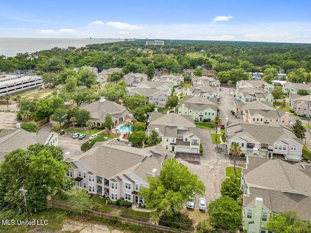 2252 Beach Dr Unit 206, Gulfport, MS 39507 - aerial perspective of suburban area with a nearby body of water