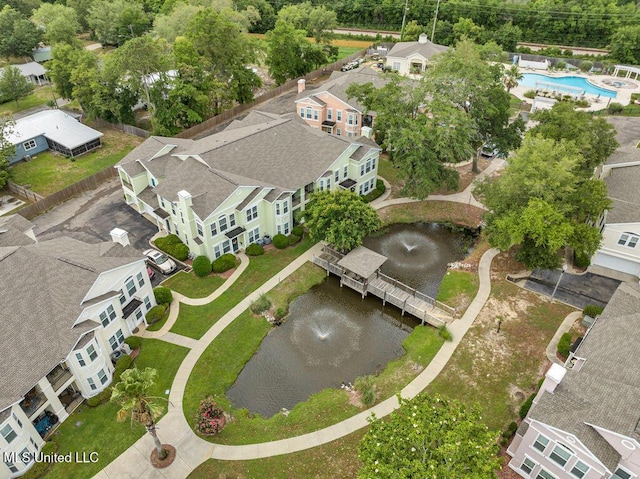 2252 Beach Dr Unit 206, Gulfport, MS 39507 - bird's eye view of a pool