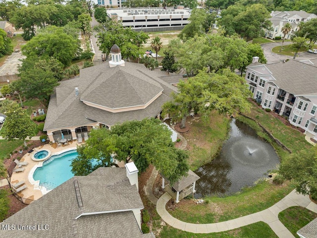 2252 Beach Dr Unit 206, Gulfport, MS 39507 - aerial view of a pool area