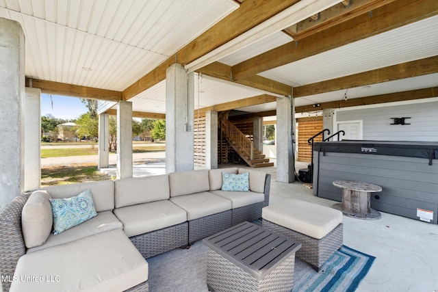 view of patio / terrace with outdoor lounge area