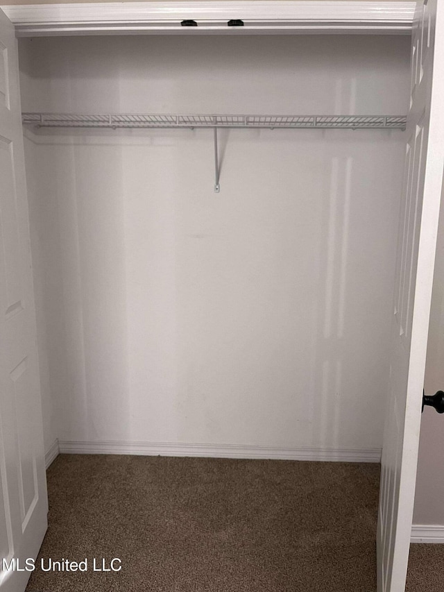 view of closet