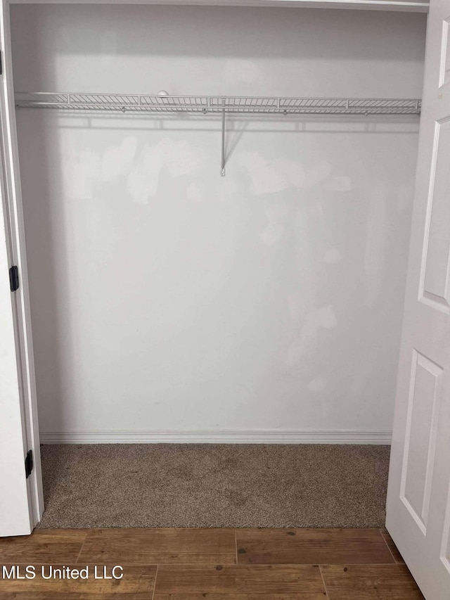 view of closet