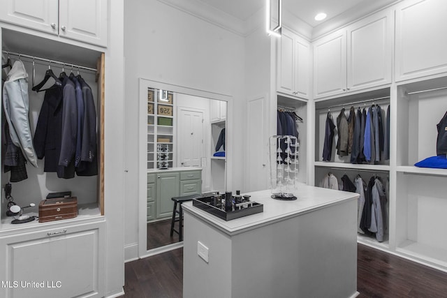 302 Covington Cv, Madison, MS 39110 - spacious closet with dark wood-style floors