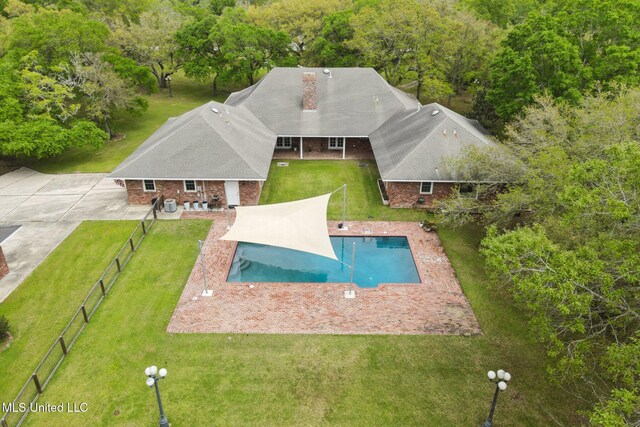 421 Starling Dr, Slidell, LA 70461 - aerial view