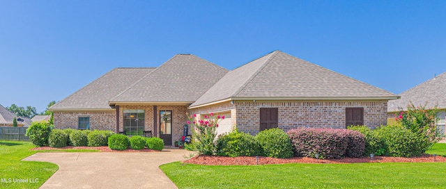 127 Palin Dr, Madison, MS 39110 - view of front facade with brick siding and a shingled roof