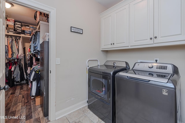 127 Palin Dr, Madison, MS 39110 - laundry area with cabinet space and separate washer and dryer