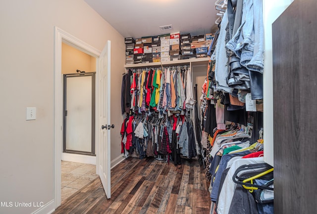 127 Palin Dr, Madison, MS 39110 - walk in closet with wood finished floors