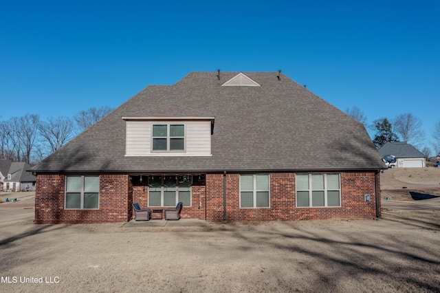 7419 Rose Garden Ln, Olive Branch, MS 38654 - back of property featuring brick siding and roof with shingles