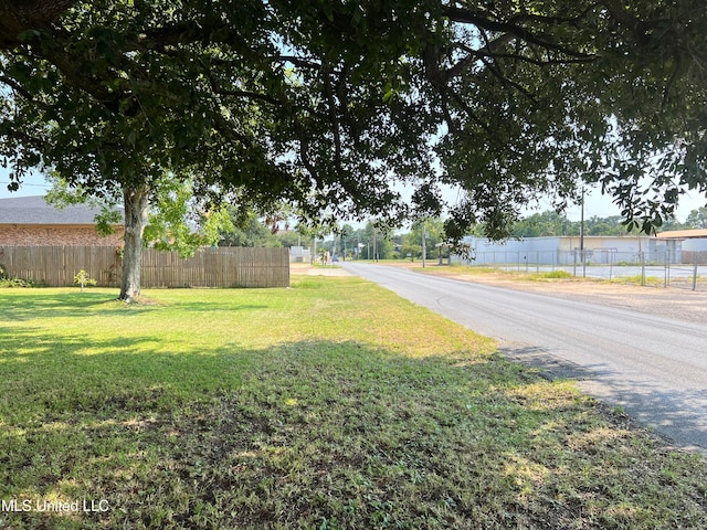 view of road