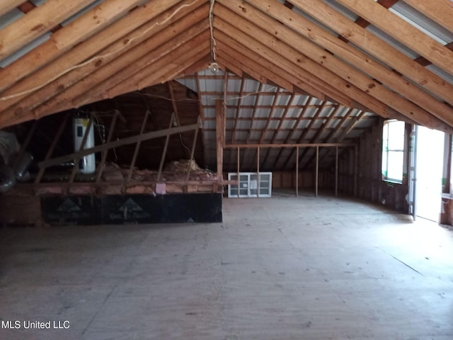 9219 Anding Oil City Rd, Bentonia, MS 39040 - view of unfinished attic