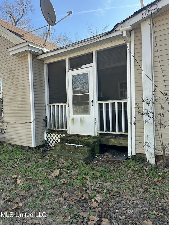 view of entrance to property