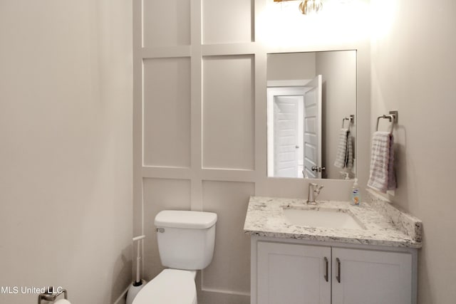 119 Shore View Dr, Madison, MS 39110 - half bathroom featuring toilet and vanity