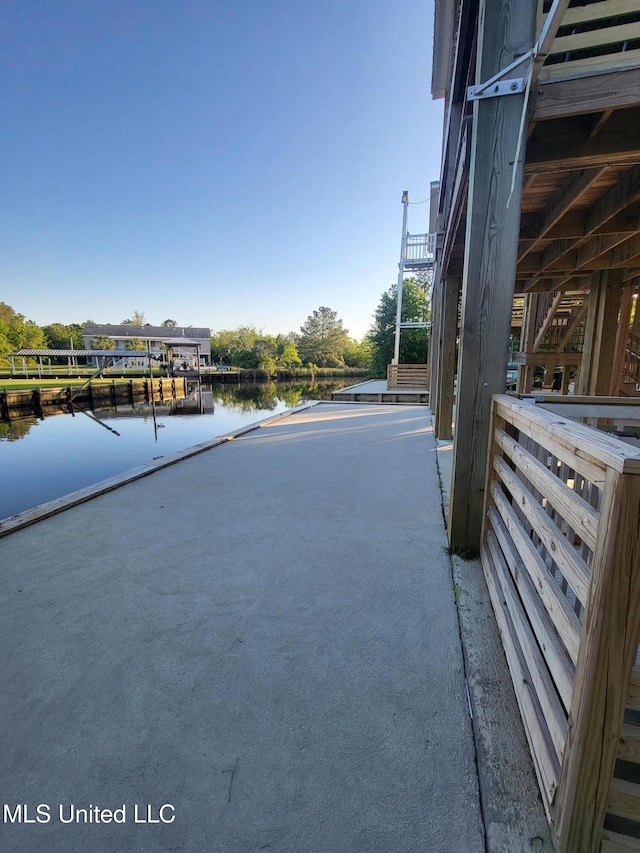 4024 Honshu St, Bay Saint Louis, MS 39520 - view of patio / terrace featuring a water view