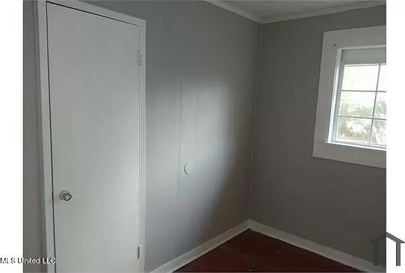 view of spare room