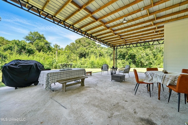 280 Bobby Ln, Picayune, MS 39466 - view of patio / terrace with outdoor dining area and a grill