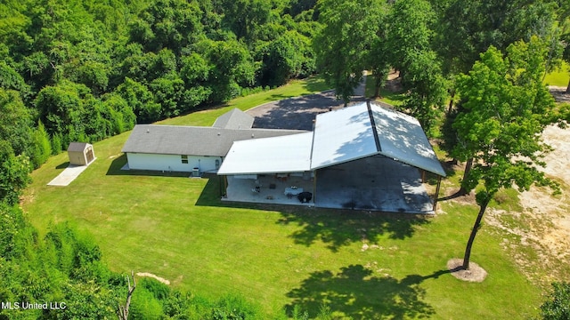 280 Bobby Ln, Picayune, MS 39466 - view from above of property featuring a forest
