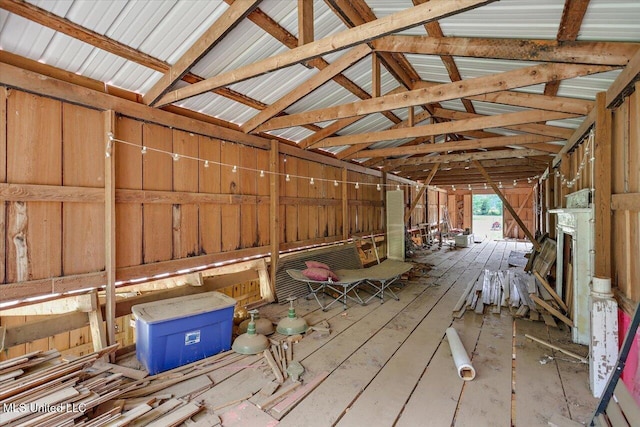 1563 Dry Creek Rd, Magee, MS 39111 - misc room with vaulted ceiling