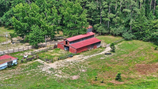 1563 Dry Creek Rd, Magee, MS 39111 - aerial view of property and surrounding area