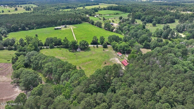 1563 Dry Creek Rd, Magee, MS 39111 - aerial view of property's location with rural landscape