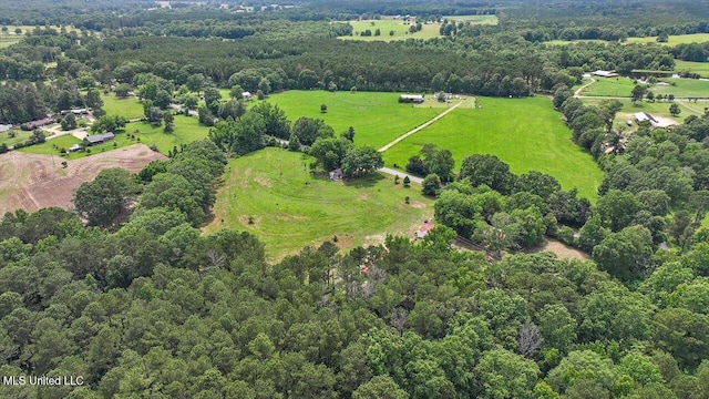 1563 Dry Creek Rd, Magee, MS 39111 - view of property location with rural landscape and a heavily wooded area