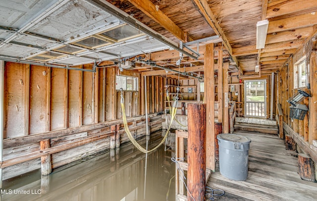 363 Lake Harbor Rd, Brandon, MS 39047 - below grade area featuring wood finished floors