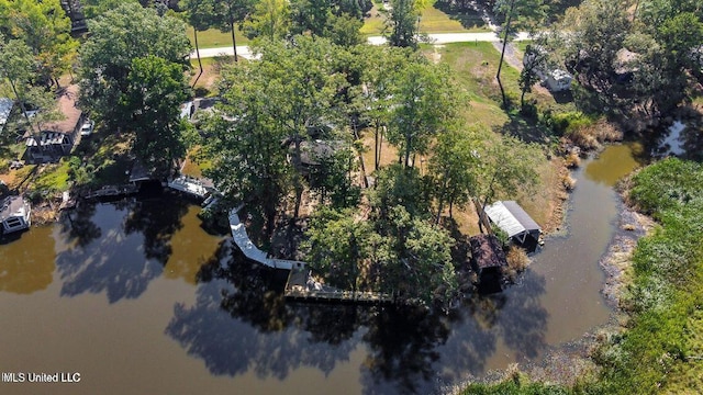 363 Lake Harbor Rd, Brandon, MS 39047 - aerial view of property and surrounding area with a large body of water and a tree filled landscape