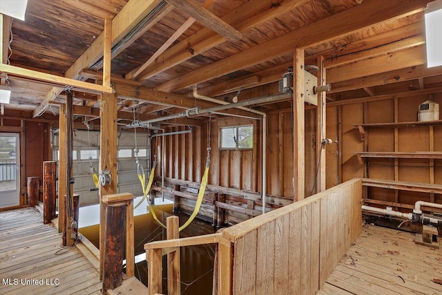 363 Lake Harbor Rd, Brandon, MS 39047 - miscellaneous room featuring an upstairs landing and hardwood / wood-style floors