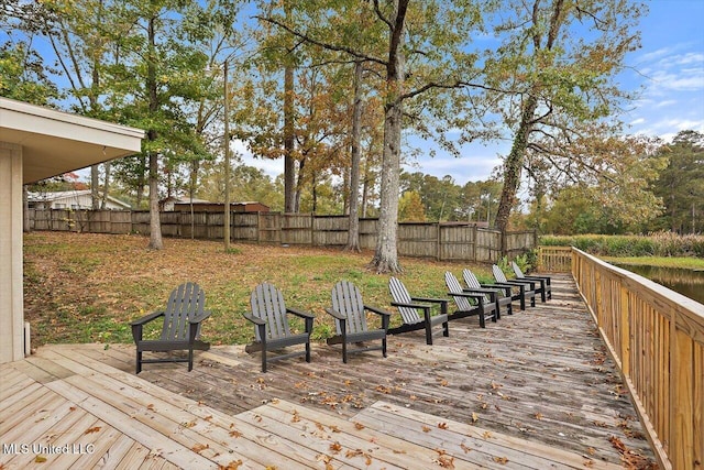 363 Lake Harbor Rd, Brandon, MS 39047 - deck featuring a fenced backyard