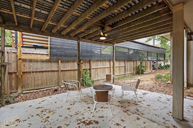 363 Lake Harbor Rd, Brandon, MS 39047 - view of patio with a fire pit