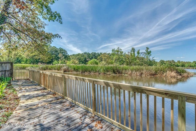 363 Lake Harbor Rd, Brandon, MS 39047 - dock area with a water view