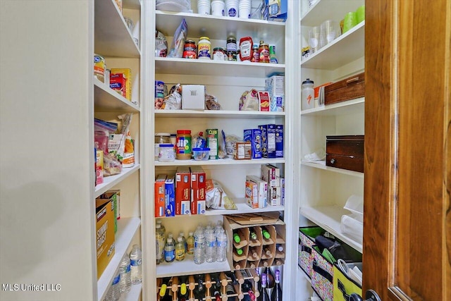 view of pantry