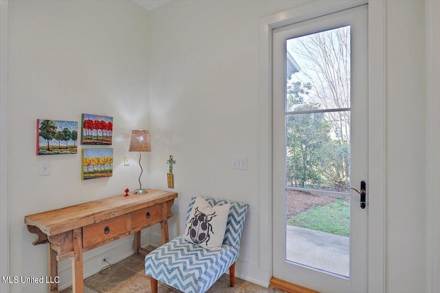 view of sitting room