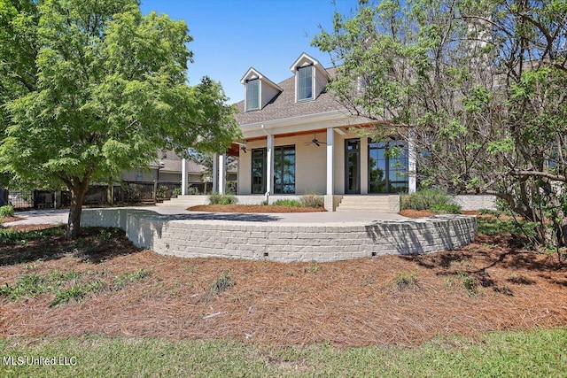 view of rear view of house