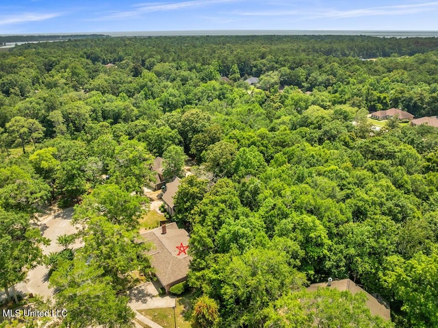 807 Woodglen Dr, Ocean Springs, MS 39564 - drone / aerial view of a heavily wooded area