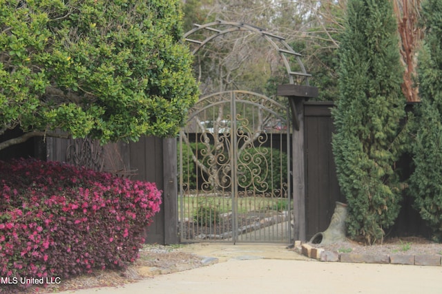 view of gate