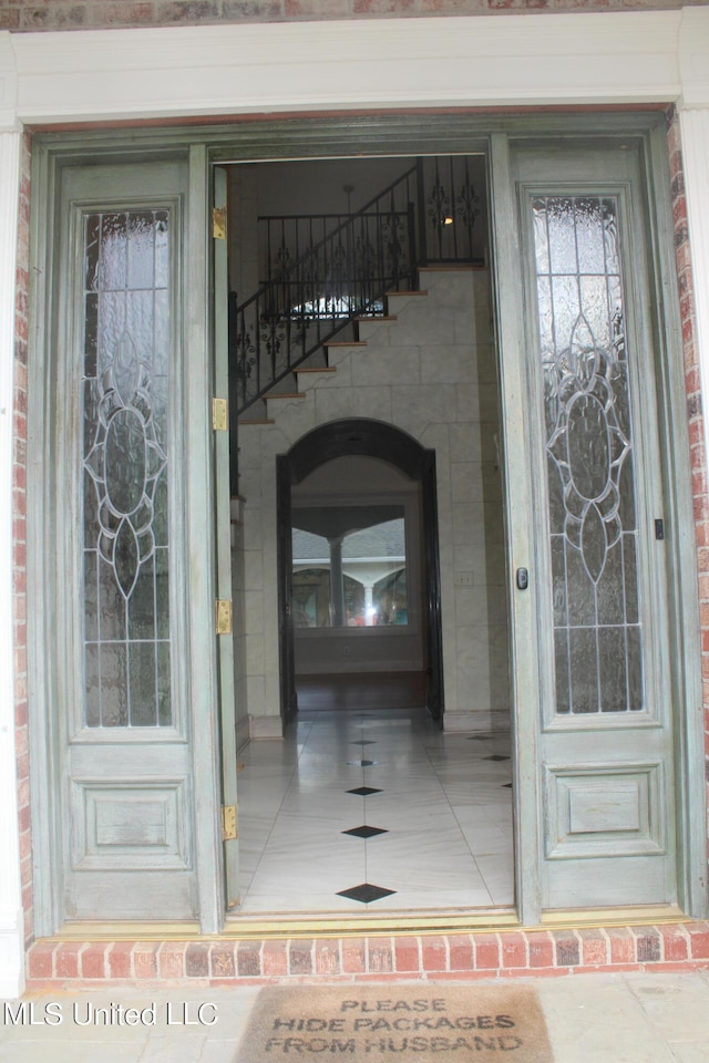 view of entrance to property