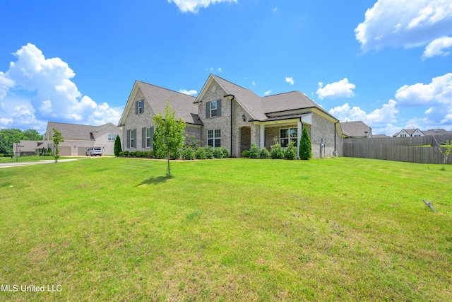 4432 John Wood Ln, Olive Branch, MS 38654 - view of front of property with stone siding and brick siding