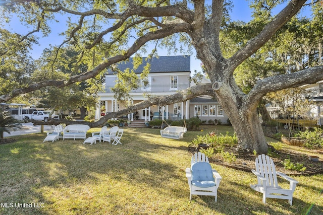600 N Beach Blvd, Bay Saint Louis, MS 39520 - back of house with a yard