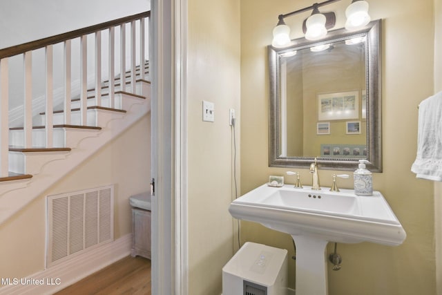 600 N Beach Blvd, Bay Saint Louis, MS 39520 - bathroom with wood finished floors